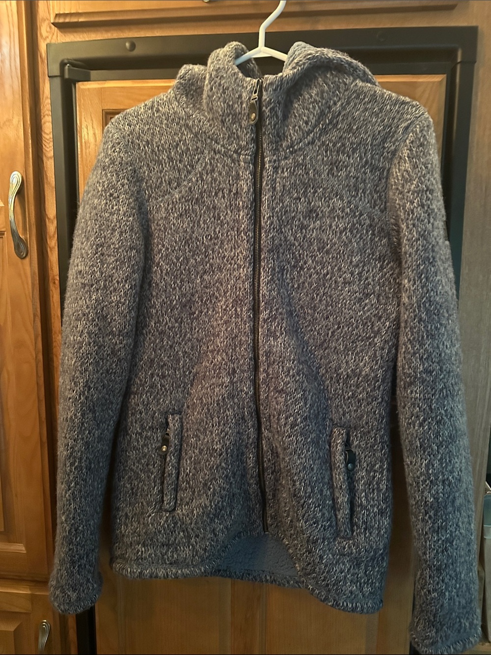 Bench Heather Charcoal Zip-Up Hooded Jacket